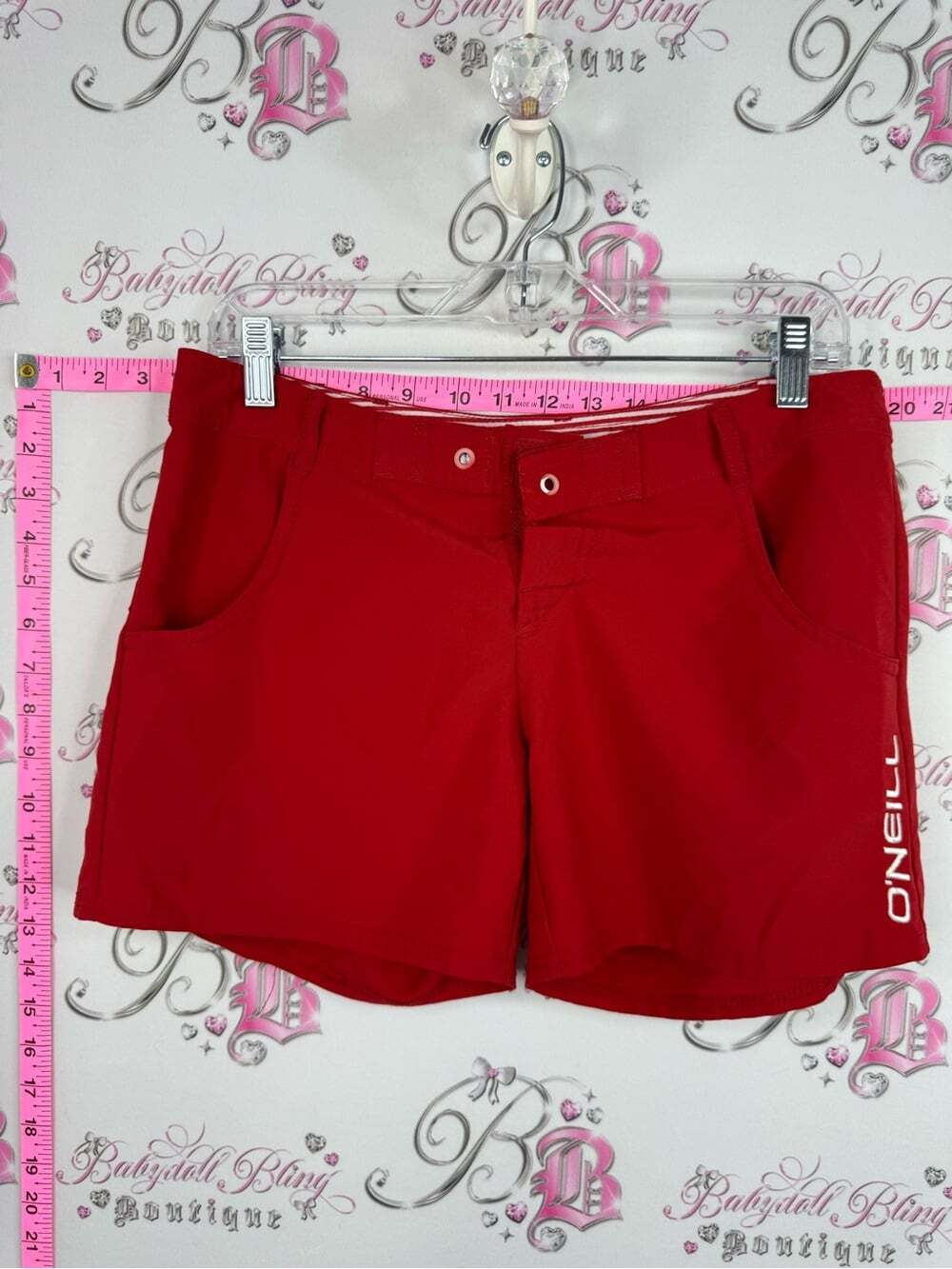O'Neill shorts swim pool beach mini y2k Red Women's Swim Shorts